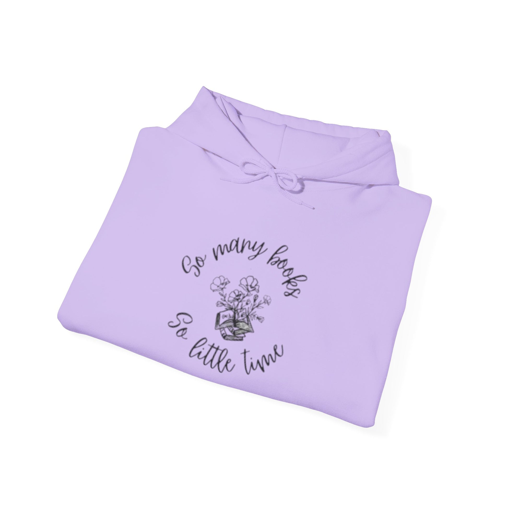 So Many Books Hooded Sweatshirt | Cozy Unisex Hoodie for Book Lovers - LUVEN