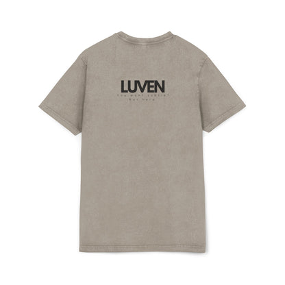 Trendy Acid Washed Tee - Casual Everyday Wear with LUVEN Design - LUVEN