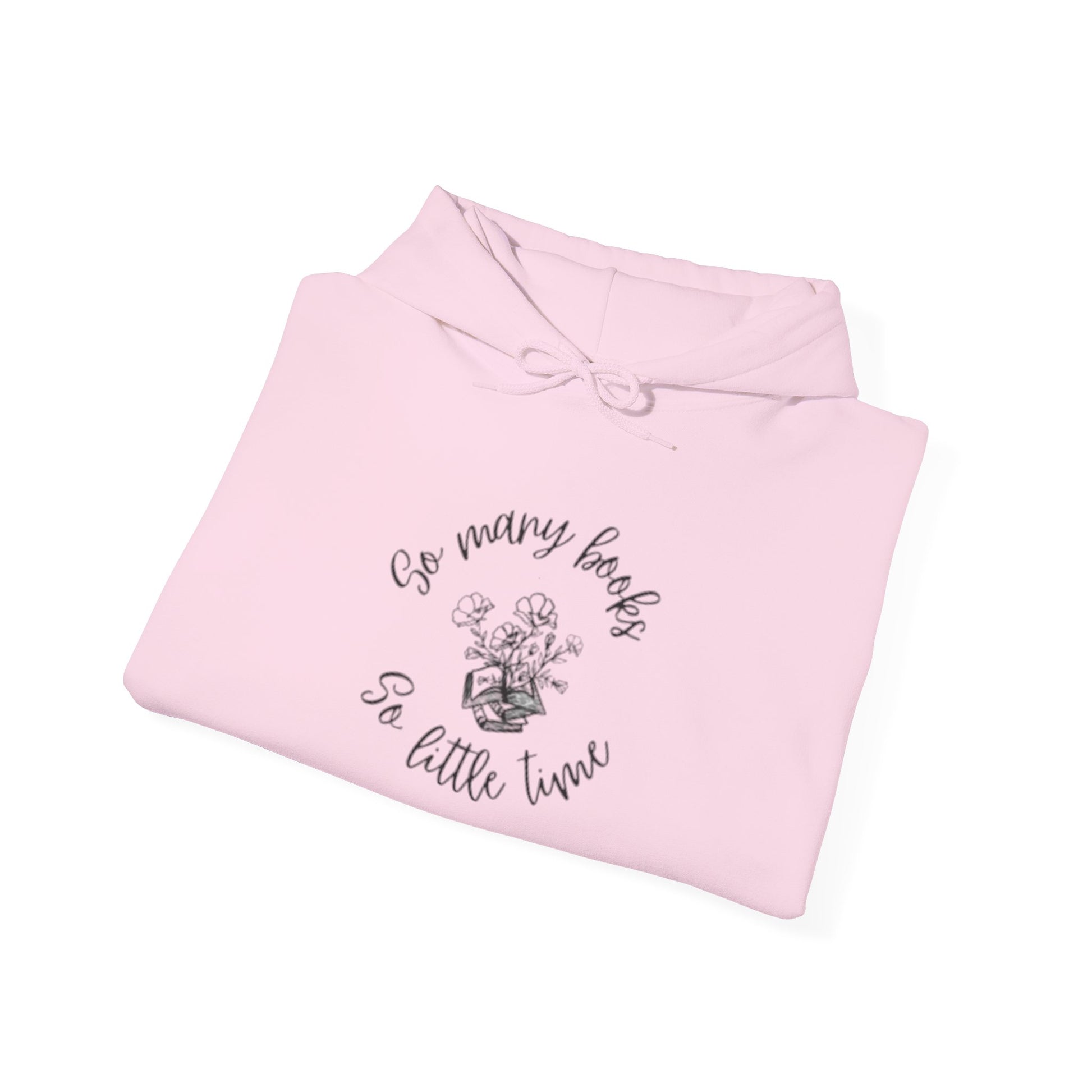 So Many Books Hooded Sweatshirt | Cozy Unisex Hoodie for Book Lovers - LUVEN